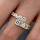 Diamond Wrap Ring 1.63 Carat Yellow Gold 14K