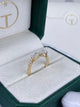 Diamond Two Stone Ring 1.45 Carat Yellow Gold 14K