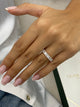 Diamond Eternity Ring 3.74 Carat White Gold 14K