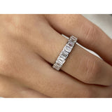 Diamond Eternity Ring 2.16 Carat Yellow Gold 14K