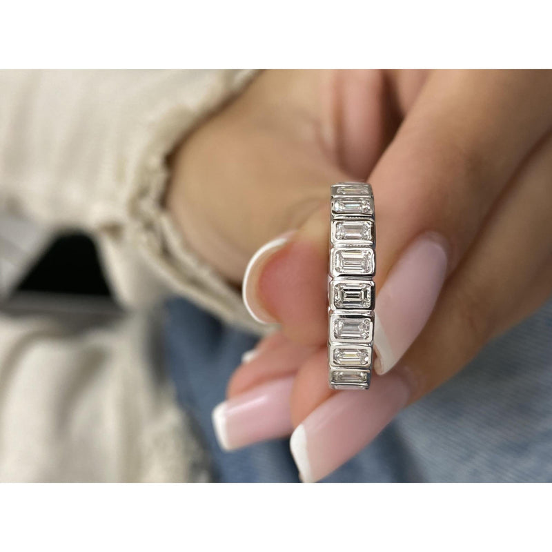 Diamond Eternity Ring 2.16 Carat Yellow Gold 14K