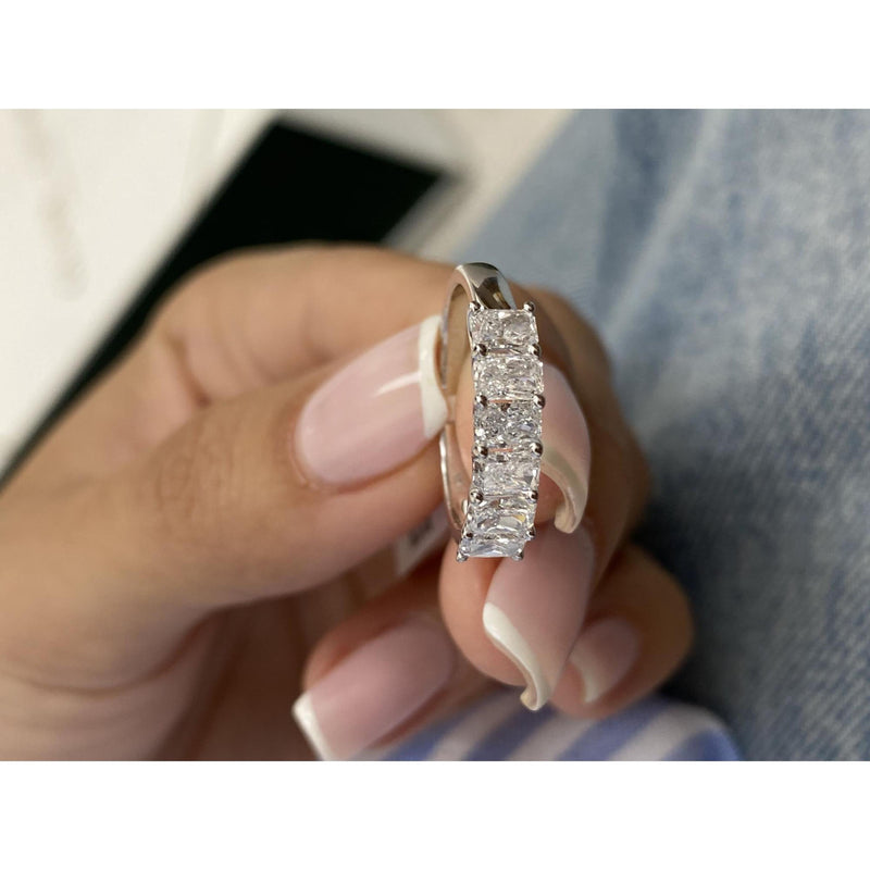 Diamond Stackable RIng 1.32 Carat White Gold 14K