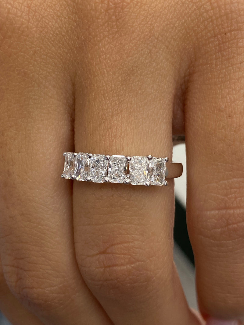 Diamond Stackable RIng 1.32 Carat White Gold 14K