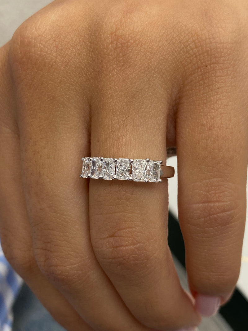 Diamond Stackable RIng 1.32 Carat White Gold 14K