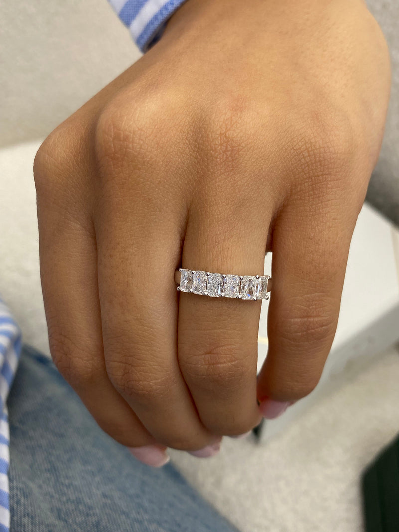 Diamond Stackable RIng 1.32 Carat White Gold 14K