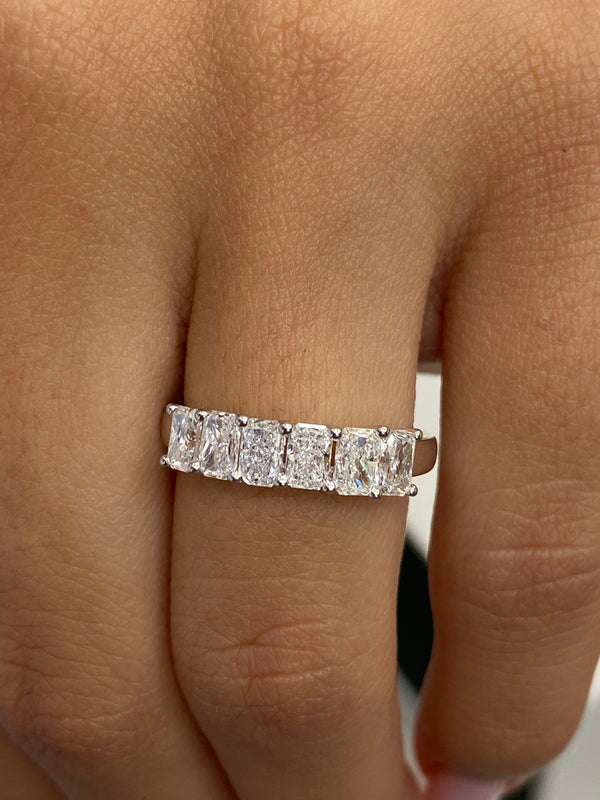 Diamond Stackable RIng 1.32 Carat White Gold 14K