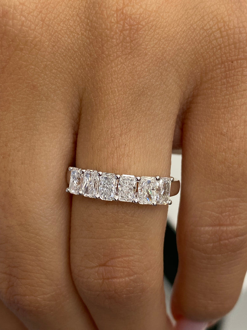 Diamond Stackable RIng 1.32 Carat White Gold 14K