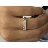 Diamond Stackable RIng 1.32 Carat White Gold 14K