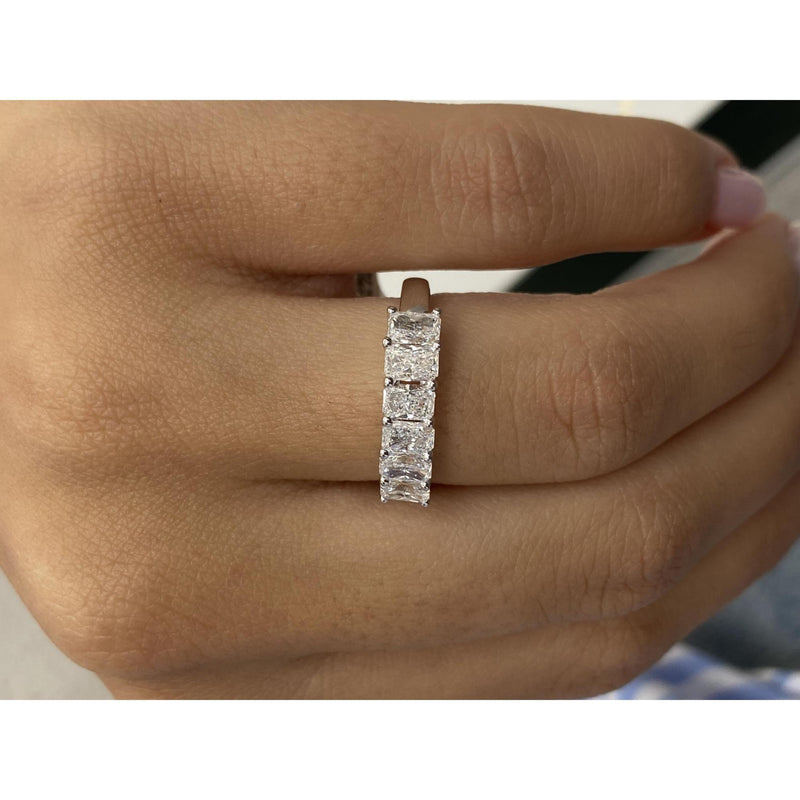 Diamond Stackable RIng 1.32 Carat White Gold 14K