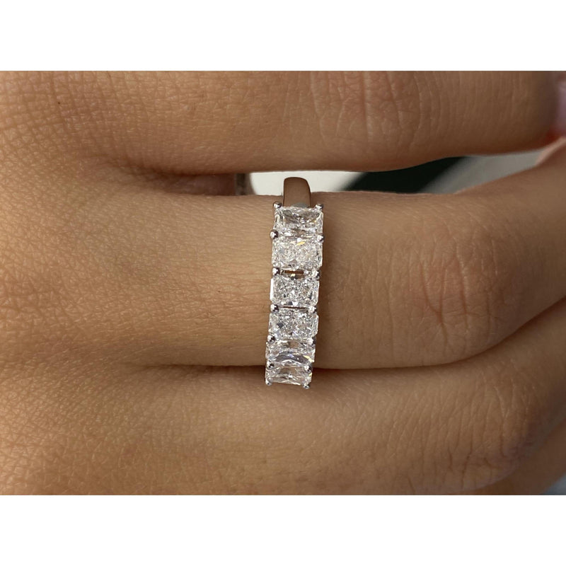 Diamond Stackable RIng 1.32 Carat White Gold 14K