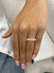 Diamond 7 Stone Ring 1.07 Carat White Gold 14K