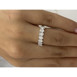 Diamond 7 Stone Ring 1.07 Carat White Gold 14K