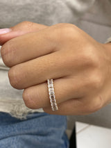 Diamond Half Eternity Band 1.61 Carat Yellow Gold 14K