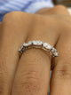 Diamond 5 Stones Ring 1.20 Carat White Gold 14K