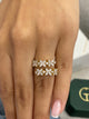 Diamond Wrap Ring 1.09 Carat Yellow Gold 14K