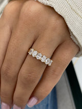 Diamond Stackable Ring 1.14 Carat Yellow Gold 14K