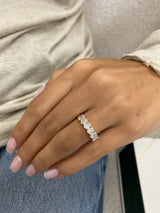 Diamond Stackable Ring 1.14 Carat Yellow Gold 14K