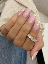 Diamond Stackable Ring 1.14 Carat Yellow Gold 14K
