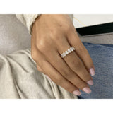 Diamond Stackable Ring 1.14 Carat Yellow Gold 14K