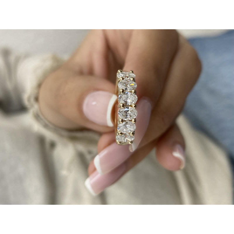Diamond Stackable Ring 1.14 Carat Yellow Gold 14K