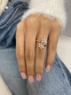 Diamond Wrap Ring 0.63 Carat Rose Gold 14K