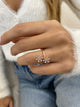 Diamond Wrap Ring 0.63 Carat Rose Gold 14K