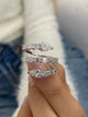 Diamond Wrap Ring 2.46 Carat White Gold 14K