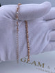 Diamond Tennis Bracelet 3.40 Carat Rose Gold 14K
