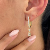 Diamond Dangle 1.27 Carat Yellow Gold 14K