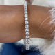 Diamond Tennis Bracelet 4.53 Carat White Gold 14K