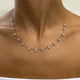 Diamond Chain Necklace 1.99 Carat White Gold 14K