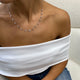 Diamond Chain Necklace 1.99 Carat White Gold 14K