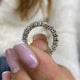 Diamond Eternity Ring 2.74 Carat White Gold 14K