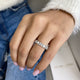 Diamond Eternity Ring 2.74 Carat White Gold 14K