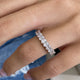 Diamond Eternity Ring 2.74 Carat White Gold 14K