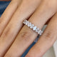 Diamond Eternity Ring 3.41 Carat White Gold 14K