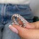Diamond Eternity Ring 4.12 Carat White Gold 14K