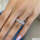 Diamond Eternity Ring 5.63 Carat White Gold 14K
