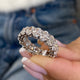 Diamond Eternity Ring 5.63 Carat White Gold 14K
