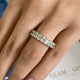 Diamond Eternity Ring 3.88 Carat Yellow Gold 14K