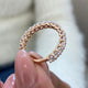 Diamond Eternity Ring 1.73 Carat Rose Gold 14K