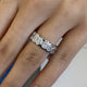 Diamond Eternity Ring 3.78 Carat White Gold 14K