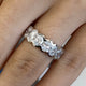 Diamond Eternity Ring 3.78 Carat White Gold 14K