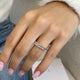 Diamond Eternity Ring 4.06 Carat White Gold 14K