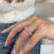 Diamond Eternity Ring 4.06 Carat White Gold 14K