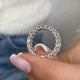 Diamond Eternity Ring 4.06 Carat White Gold 14K
