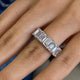 Diamond Eternity Ring 10.86 Carat White Gold 14K