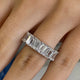Diamond Eternity Ring 10.86 Carat White Gold 14K