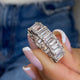 Diamond Eternity Ring 10.86 Carat White Gold 14K