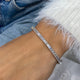 Diamond Bangle 3.23 Carat White Gold 14K